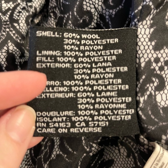 Guess black double breasted peacoat - Picture 6 of 6